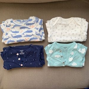 Set of 4 Carters Nightgown 3M